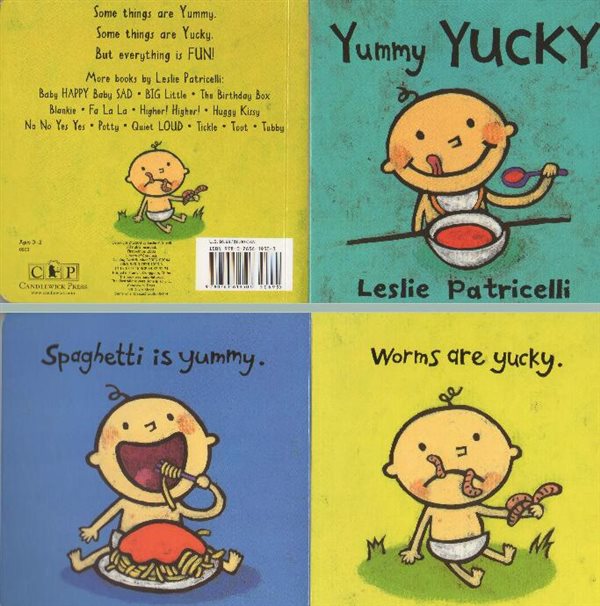 Leslie Patricelli 一根毛系列-Yummy Yucky