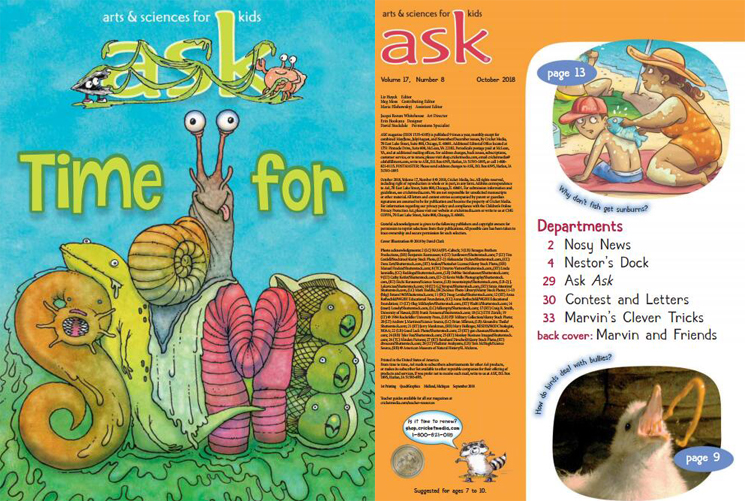 美国ASK儿童杂志2018年1月-10月刊 云盘免费下载