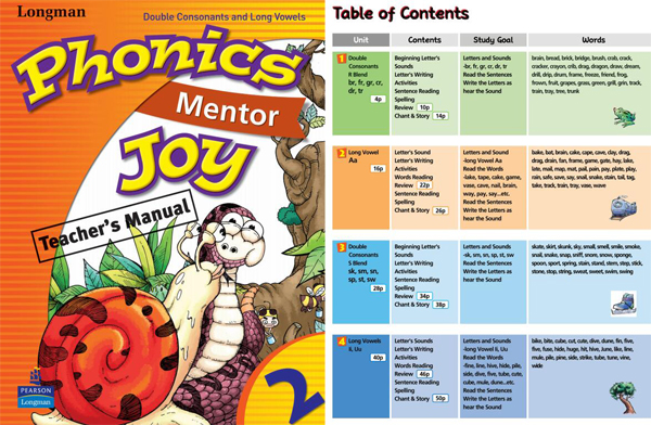 Phonics Mentor Joy 全套1- 4（PDF+MP3）