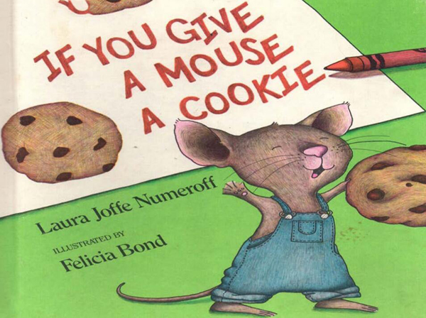 《If You Give a Mouse a Cookie》劳拉·努梅罗夫经典绘本